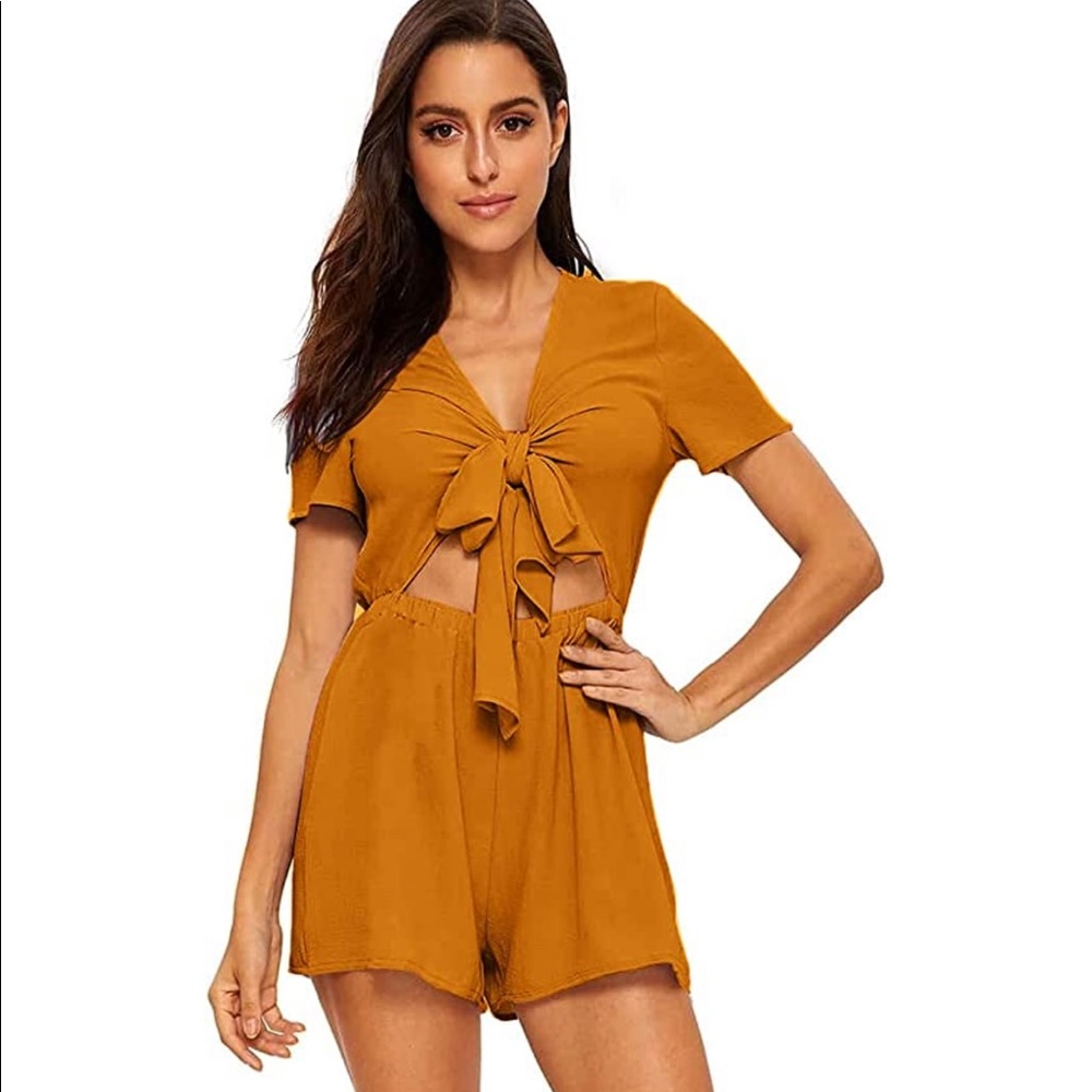 Orange romper